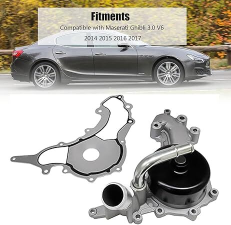 Engine Water Pump For Maserati Quattroporte Ghibli 3.0L V6 297912 299667 330424
