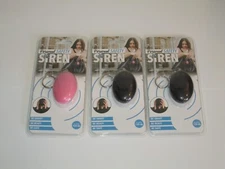 (Lot Of 3) BXpression Personal Women's Defense 120db Security Siren Alarm