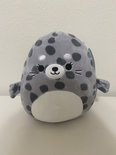 Squishmallow 8" Isis die gefleckte Robbe Kellytoy Neu mit Etikett