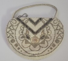 Antique Vintage Beaded Purse Czechoslovakia