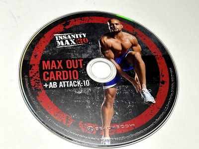 Insanity Max 30 Max Out Cardio AB Attack DVD Replacement Disc