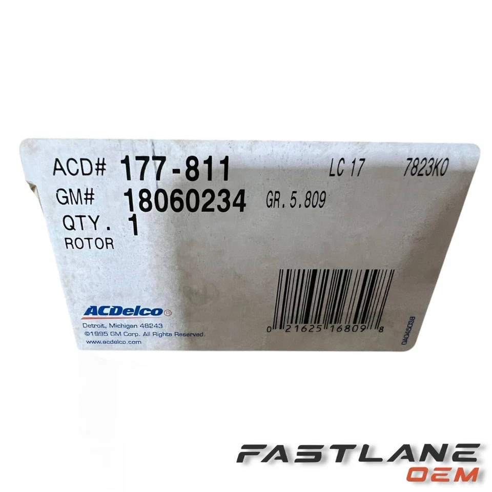 Chevrolet Camaro/Lumina 1985-1997 rotor de freno delantero nuevo OEM 18060234 Foto 3 de 4