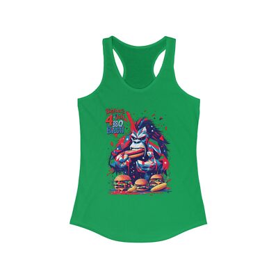 Bigfoot's BBQ Bash Tank - Fun Summer Racerback, Perfect for BBQs Outdoor Parties