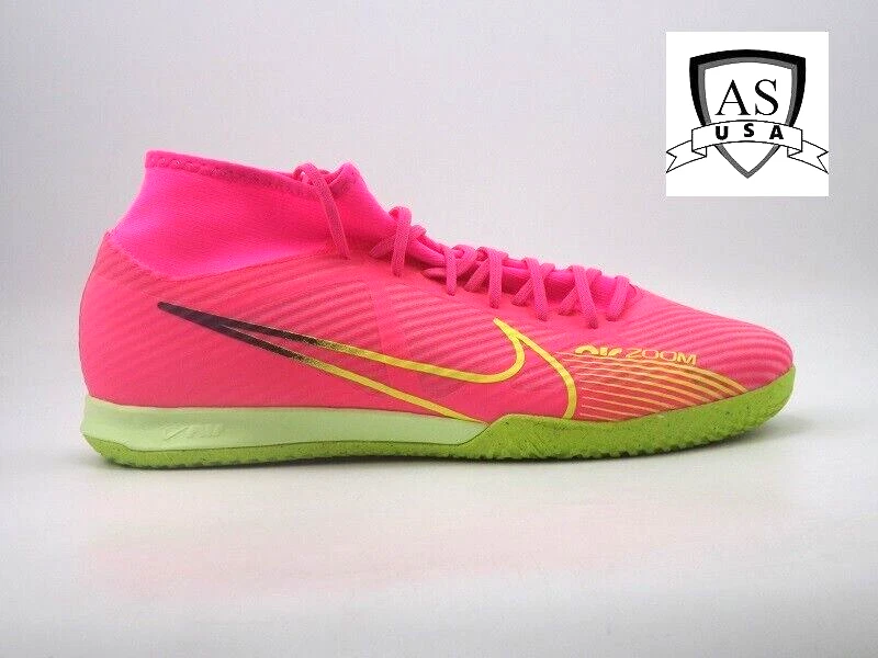Pink soccer indoor best sale shoes