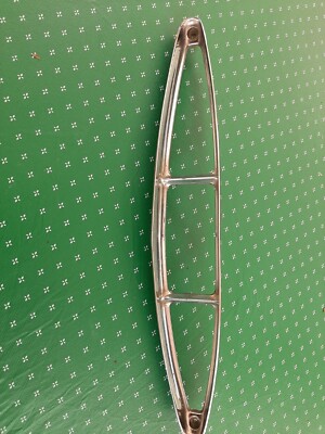 67 68 Cadillac Deville Fleetwood Rear Tail Light Chrome Surround Trim Bezel 