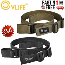 1.25"Tactical 2-Point Rifle Sling Fast-Loop Adjustable Gun Strap Airsoft Hunting