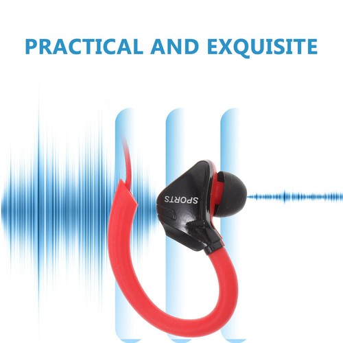 Banda para el cuello con cable auriculares deportivos ganchos para los oídos auriculares auriculares bajos auriculares - Imagen 9 de 12