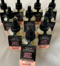 10 (TEN) VANILLA & PATCHOULI Wallflowers Bulb Refill BULBS Bath and Body Works