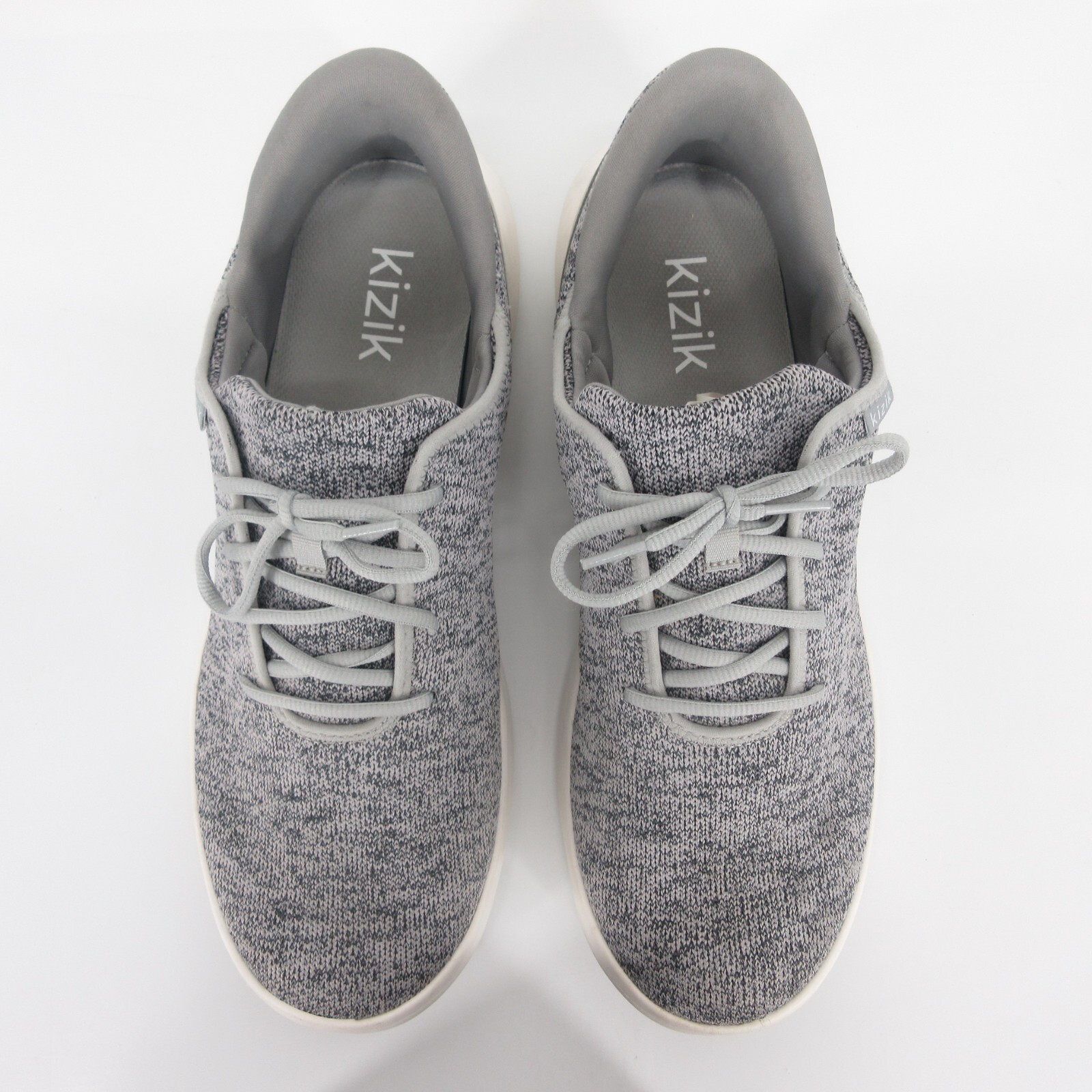 SAOLA Scarpe da corsa sportive Kizik Madrid Eco Knit da uomo taglia 14 grigie a mani libere sneaker