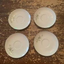 Vintage Noritake Emerald 7560 Saucer Set of 4