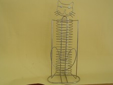 Porta CD da tavolo scrivania a forma di gatto felino Compact disc