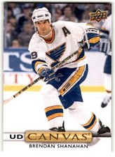 2019-20 Upper Deck UD Canvas Retired Stars Brendan Shanahan Rookie #C254 St.