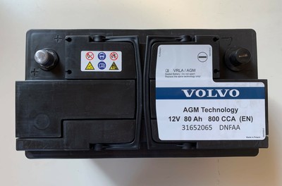 Аккумулятор agm volvo