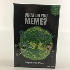 Rick & Morty What Do You Meme? Expansion Pack Game Cartoon Network Adult Swim