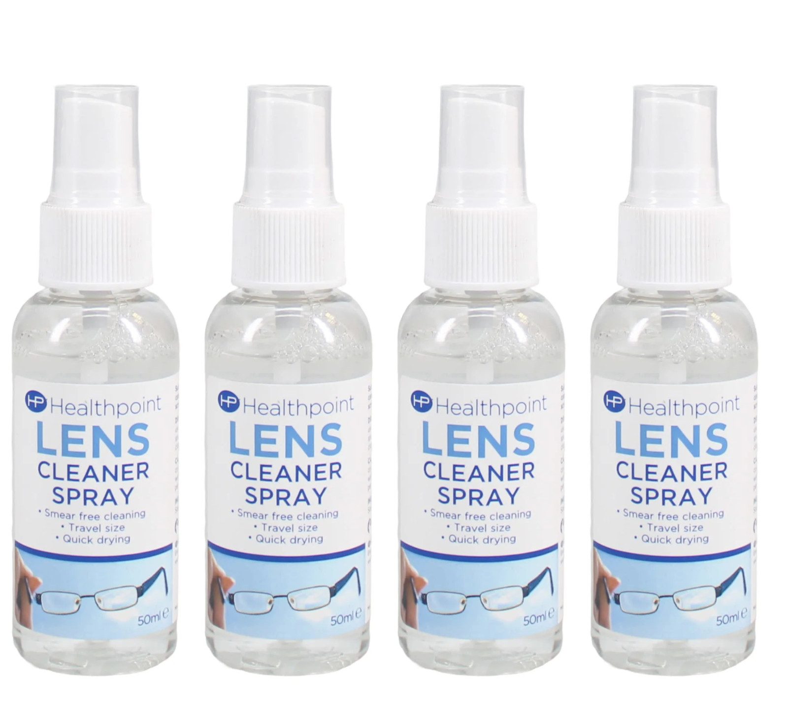 Healthpoint 4 X 50Ml Lens Spray Cleaner Spectacle Glasses Monitor - Image 7