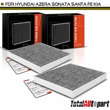 2x Activated Carbon Cabin Air Filter for Hyundai Sonata 2006-2008 Santa Fe Kia