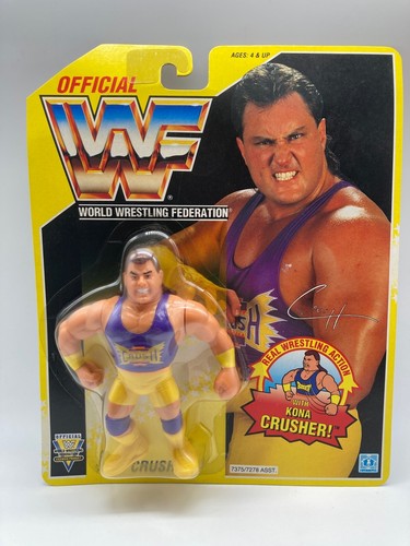 Vintage WWF Hasbro CRUSH Series 7 MOC 1992 Wrestli...