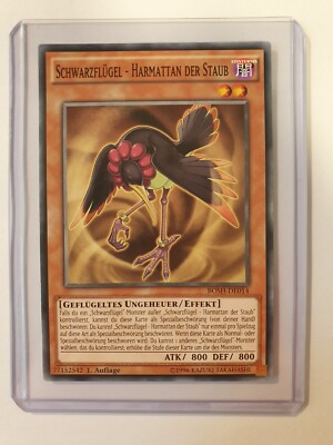 Schwarzflügel-Harmattan Der Staub BOSH-DE014 Common 1 Auflage YU-GI-OH Karte LP