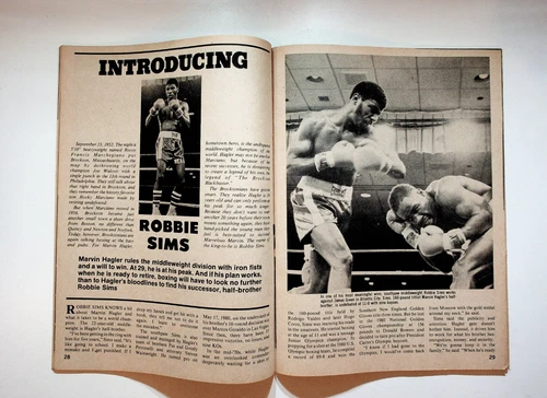 1982 February International Boxing Magazine Sugar Ray Leonard Duran Benitez Sims - 画像6/7