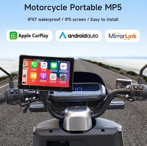 7-inch motorcycle navigation 64G front and rear recorders+tire pressure+GPS - Picture 2 of 17