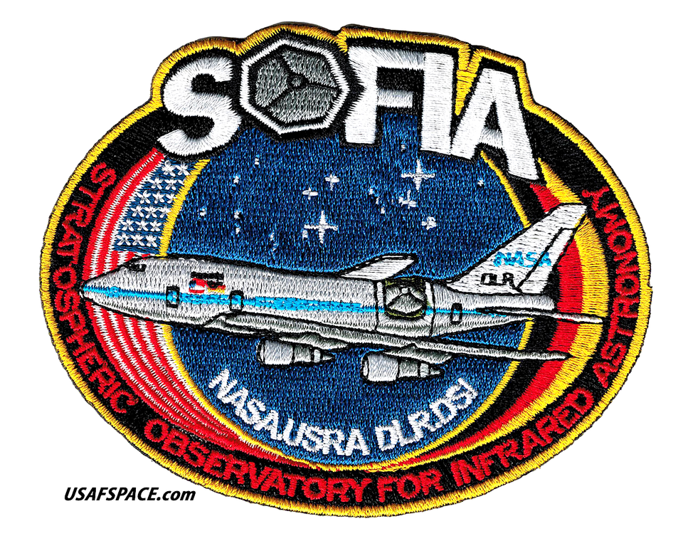 Authentic NASA SOFIA STRATOSPHERIC INFRARED ASTRONOMY DLR 4" USAF SPACE ...