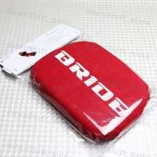 X1 JDM BRIDE Racing Red Tuning Pad For Head Rest Cushion Bucket Seat Racing New