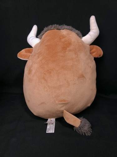 Squishmallow 12" Shep Longhorn Brown Highland Cow Bull - Picture 5 of 5