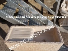 LAVELLO LAVANDINO LAVABO LAVATOIO PILOZZO IN CEMENTO MARMO DA  CUCINA   GIARDINO