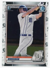 2020 Bowman Chrome Gage Workman 1st Bowman Base Chrome !!!