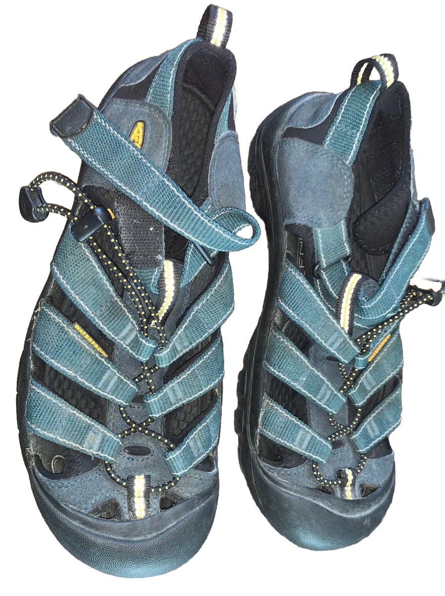 サンダル KEEN Men Sandals 1030572MARTINI0L Green Keen Mens Clearwater Teal Green Adjustable Waterproof Hiking