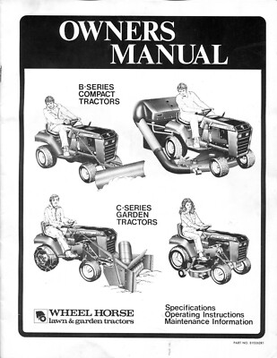 Wheel Horse C125 Wiring Diagram Wheel Horse Tractor Parts Manual C