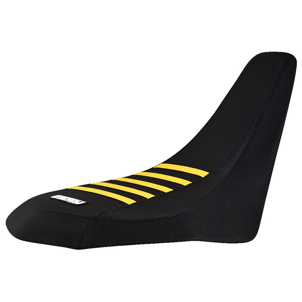 Kymco Mongoose 250 Gripper Seat Cover 2003 2010 Black Yellow Ribs 302