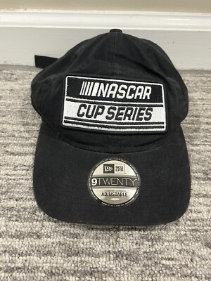 New Era Nascar Logo Hat Fitted Stretch One Size Fits Most Black NEW