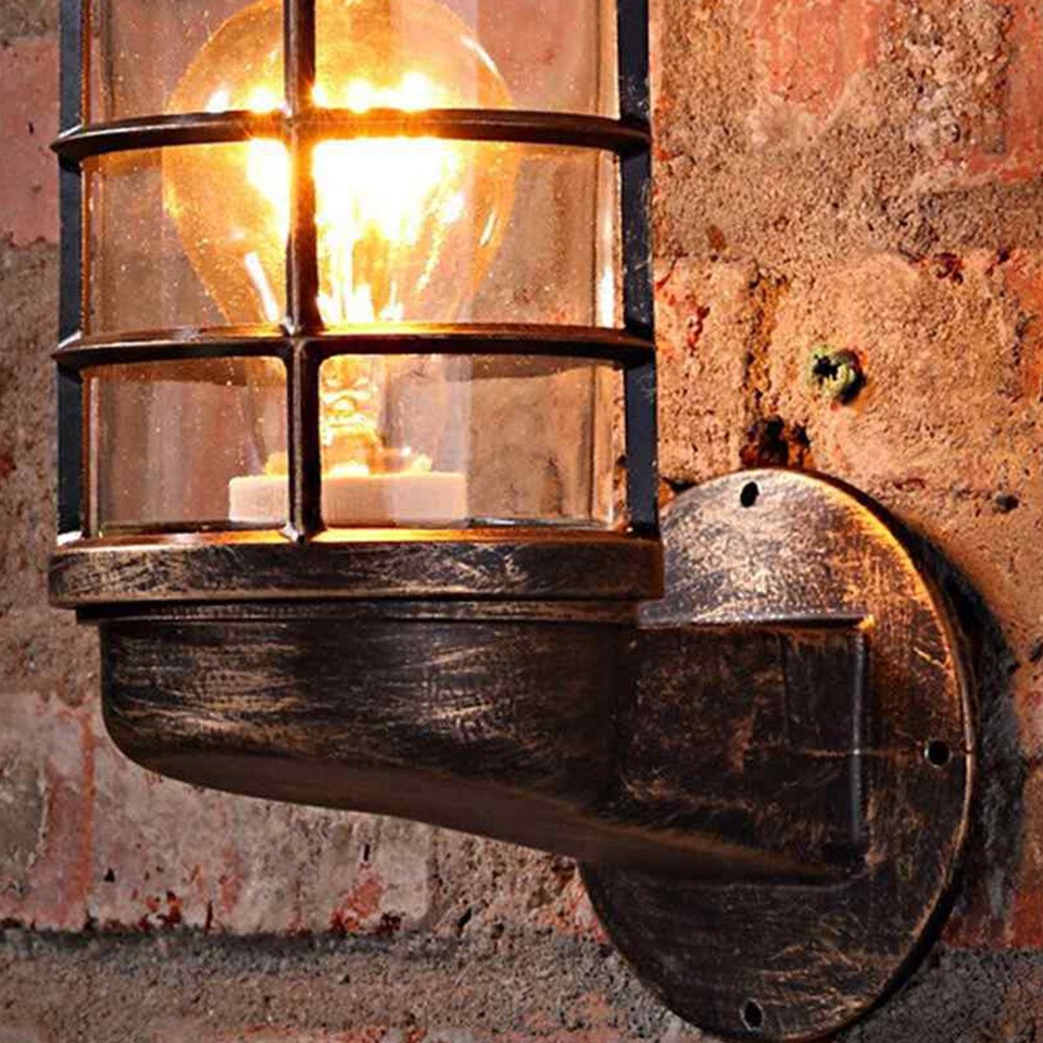 ♥ Wall Light Cage Guard Sconce Lights Fixture Modern Indoor Industrial