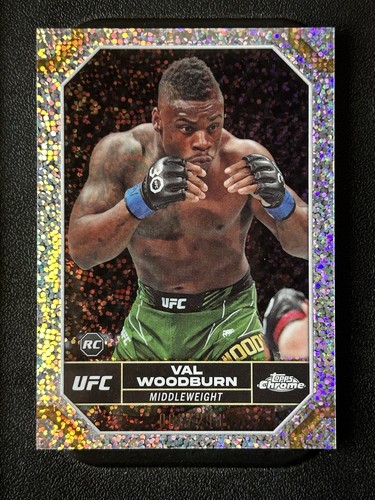 Val Woodburn 2024 Topps UFC Chrome Speckle /299 RC UFC