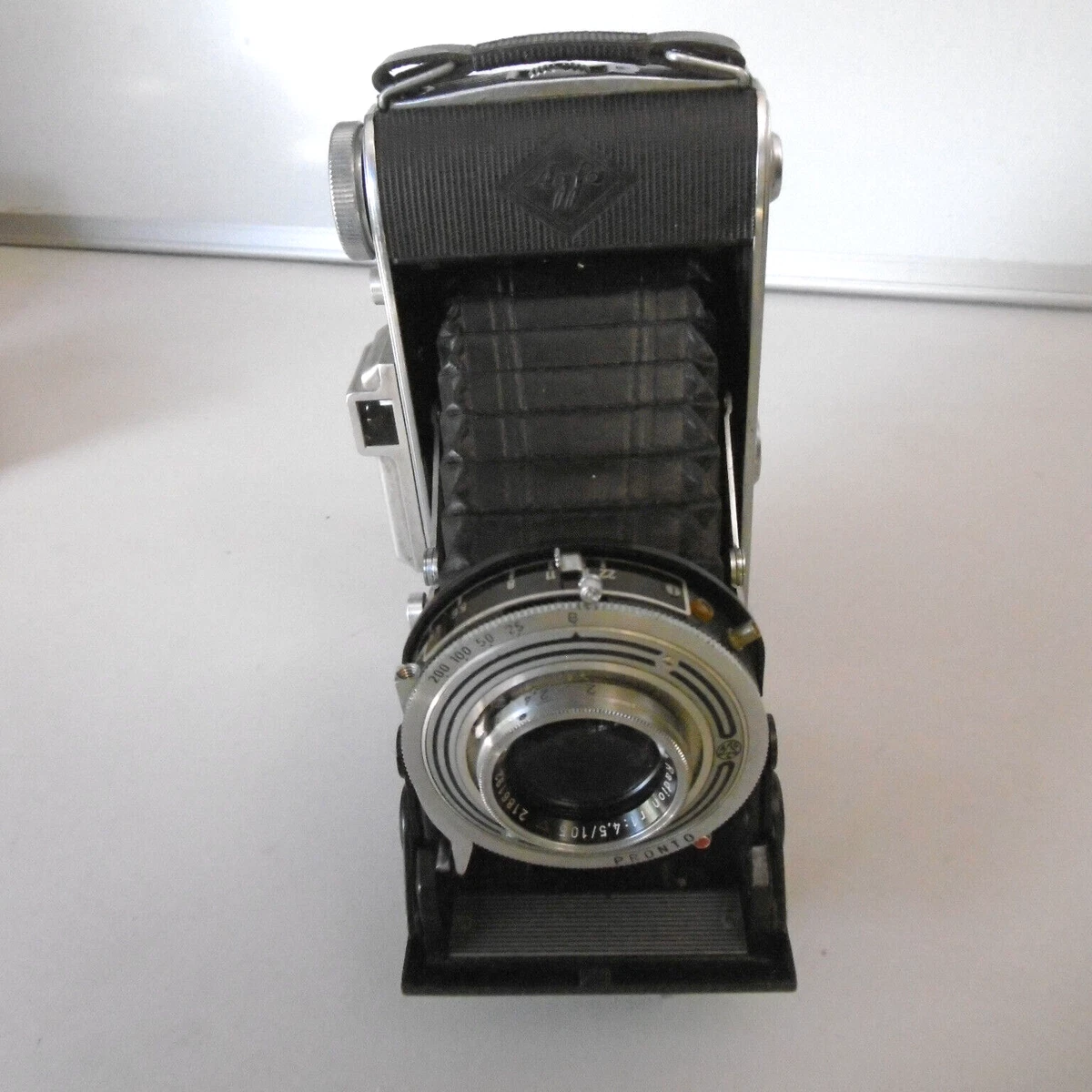 ② Appareil photo argentique à soufflet en cuir AGFA 1930 - Appareils photo & Matériel cinématographique