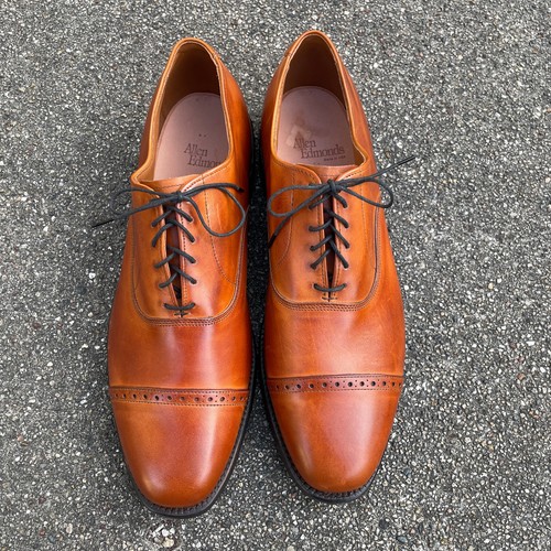 Allen Edmonds Byron Shoes Men's Size 11.5 in Bourbon New In Partial Box READ - Picture 2 of 18