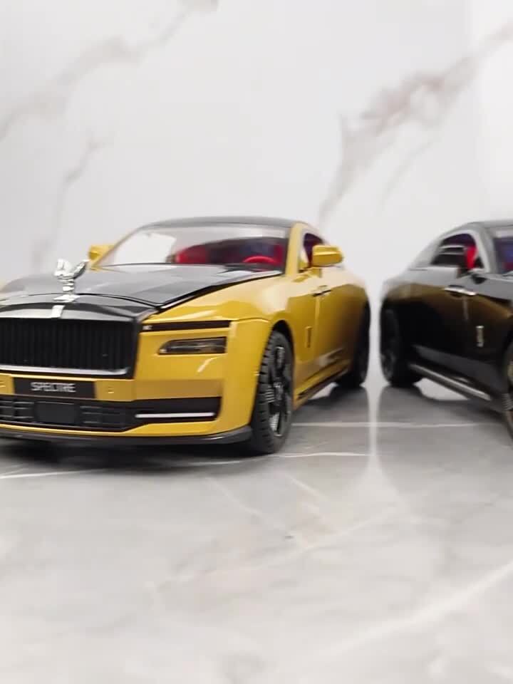 1:24 Alloy Diecast Vehicle for Rolls-Royce Spectre Model Car Toy