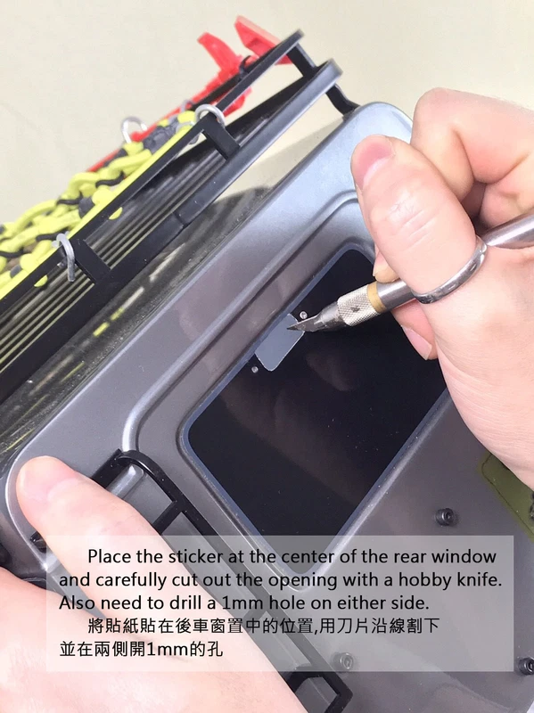 La tercera luz de freno (montaje en ventana trasera) complemento para kit de iluminación Eazy On TRX-4 Foto 3 de 4