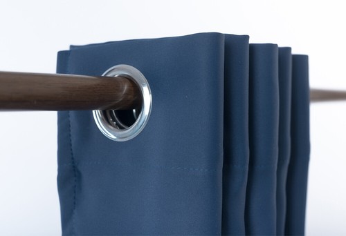 Blockout Eyelet Curtains Blackout 3 layers Woven Drapes Bedroom Thermal 1Panel - Picture 146 of 206