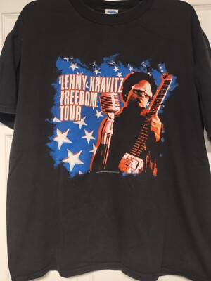 Lenny Kravitz Vintage 90s Cygnus Giant Freedom Tour Rock Band T