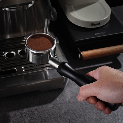 54mm Stainless Steel + Aluminum Bottomless Portafilter - Compatible W/ Breville - Picture 3 of 24