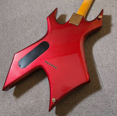 B.C. Rich Warlock Metallic Red Electric Guitar Shipping From B.C. Rich Warlock Metallic Red Electric Guitar Shipping From