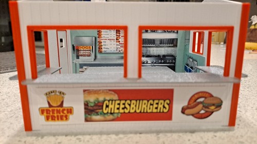1/32 Scale Concession Building - Sal's Burger Barn - Scalextric Carrera SCX - Picture 7 of 16
