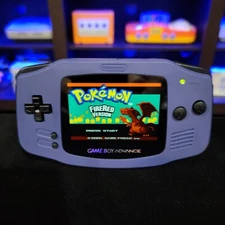 Indigo Game Boy Advance GBA Console with iPS V5 Backlit LCD Console