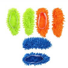 3 Pairs of Microfiber Dust Mop Slippers Multi-Function Floor Cleaning Lazy Shoe