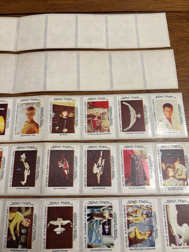 Star Trek 1979 Swizzels Regno Unito set completo (RARO) 54 carte originali - Foto 17 di 17