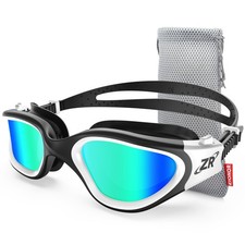 ZIONOR Swim Goggles, Upgraded G1 One Size, A0 Polarized Mirror Gold