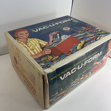 Mattel Vac-U-Form Molding Toy Set 1962 Box Machine Paints Molds Instructions