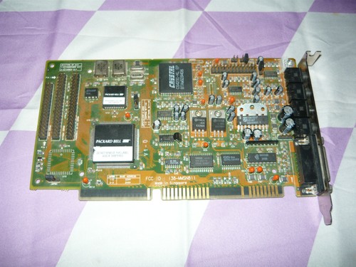 Vintage Packard-Bell 138-MMSN811 Crystal ISA Sound Card Used